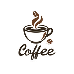 cup of coffee with beans