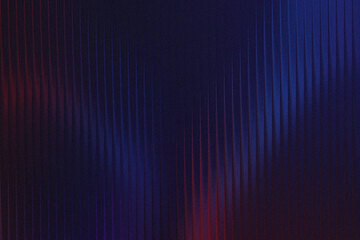 Illustration of abstract textured background with vertical lines and subtle red and blue light effects, creating a dark and moody atmosphere, abstract glass stripe gradient background