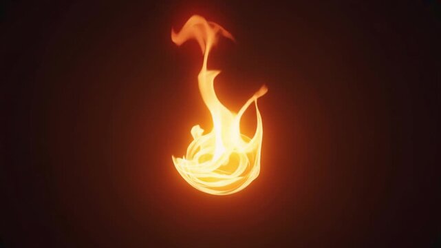 fire flames on a warm background