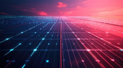 innovation high tech solar panel layering style
