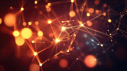 Fototapeta premium patterns abstract style of illuminating networks