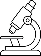microscope vector illustration