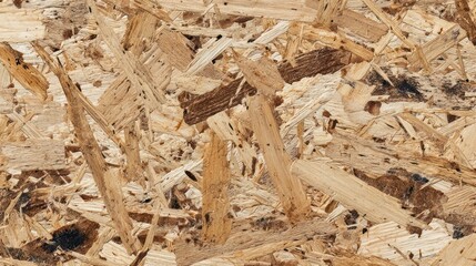 Natural Oriented Strand Board Textured Background for Construction Use