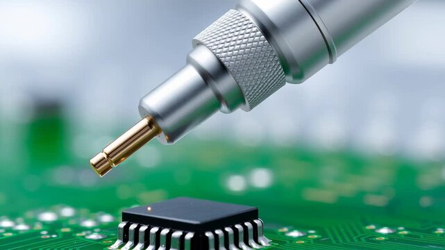 Medical electronics factory, showcasing precision circuit board assembly.