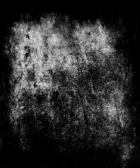Grunge black and white background, scary horror texture, copy space