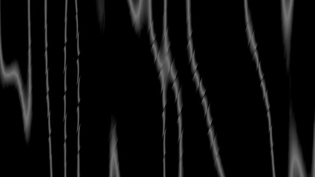 Abstract animation, 3d render of futuristic background with color dispersion effect, 4k seamless looped video
