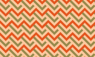 Simple Retro 70s Chevron Zig-Zag Pattern