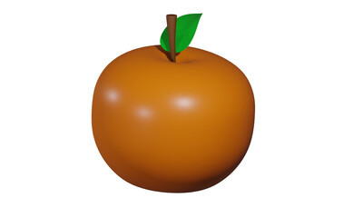 apple with leaf