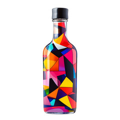 Vibrant Abstract Design Modern Bottle Feature