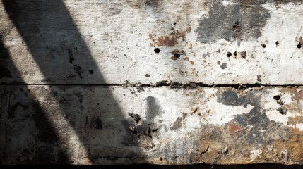 Weathered Wood Texture - Abstract Close-Up of Aged Planks with Shadow and Stains.