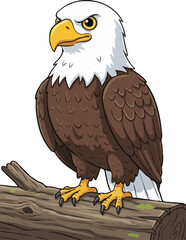 A bald eagle