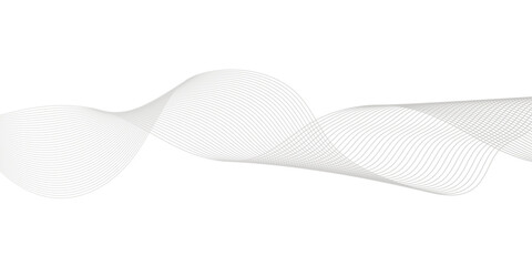 Abstract gray blend wave curve line and white background texture. digital frequency track equalizer. modern abstract glowing wave background.	

