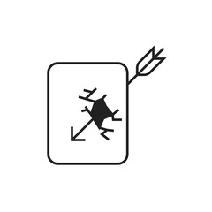 Send Arrow Icon, Submit Message and Paper Plane Outline