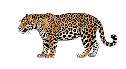 Jaguar Portrait Wildlife Animal.