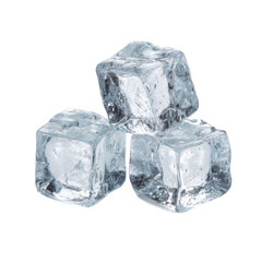  ice cubes [ Transparent Background PNG].