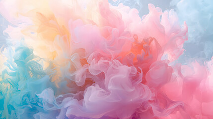 Fototapeta premium abstract watercolor background with flowers