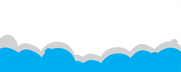 Abstract Blue and Gray Wave Background Design