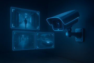 Holographic security camera with digital interface