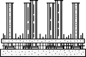 Reinforced Concrete Foundation Structural Engineering Blueprint