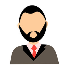 Profile avatar vector illustration