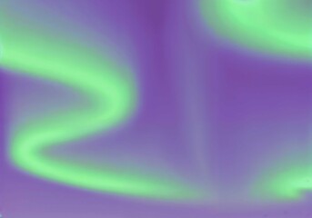 Abstract gradient background shows smooth flowing color transition in purple and green hues giving it a modern feel
