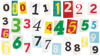 collage numbers 