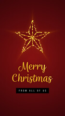 Festive Sparkling Logo Title Vertical