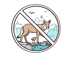 A protected animal in nature