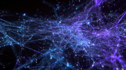 Fototapeta premium Cosmic Network - Interconnectedness of the Universe.
