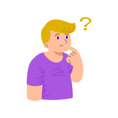 Schoolgirl with questions. Training, education and learning. The child pulls his hand up. Cartoon flat vector illustration isolated on white background