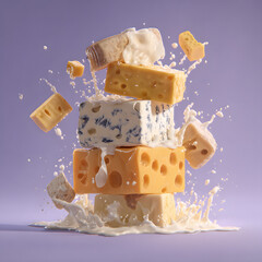 illustration of cheese