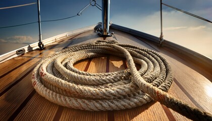 a rope is tied to the side of a boat