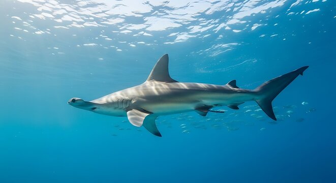 Hammerhead Shark Swim.