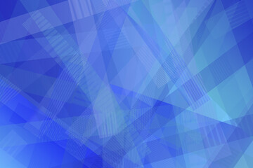 Fototapeta premium Blue abstract background with lines. Vector illustration.