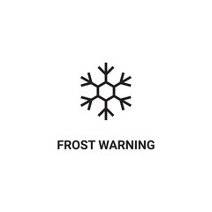 Frost Warning Indicator Dashboard Icon