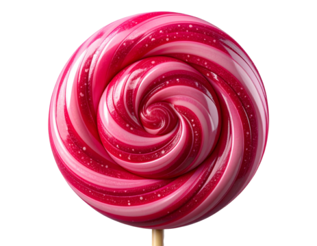  Vivid raspberry candy fusion pop isolated on transparent background PNG - Powered by Adobe