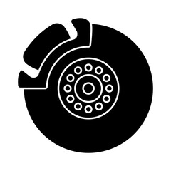 Disc Brake Rotor icon design