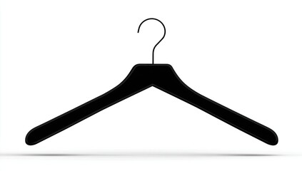 Black coat hanger icon