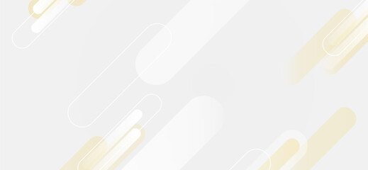 A modern abstract background showcases sleek, light gray and subtle gold rounded rectangles and lines, creating a minimalist and elegant design perfect for various creative projects