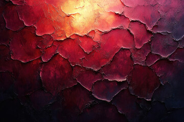 Naklejka premium Decorative Red Banner Background With Radiant Light Effects