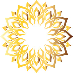 Golden Ornamental Mandala Design

Luxury Gold Decorative Round Pattern

Elegant Golden Floral Circle Ornament

Gold Mandala Lotus Inspired Decoration

Luxury Vintage Golden Round Embellishment