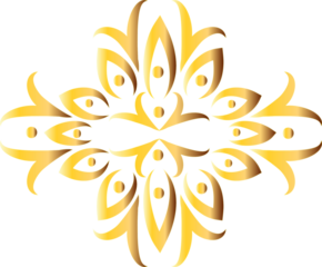 Golden Ornate Cross Motif
Abstract Gold Floral Medallion
Elegant Decorative Gold Element
Luxury Royal Gold Symbol
Shining Gold Mandala Design