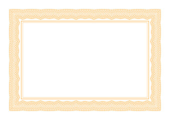 Modern and Unique Certificate Border Design