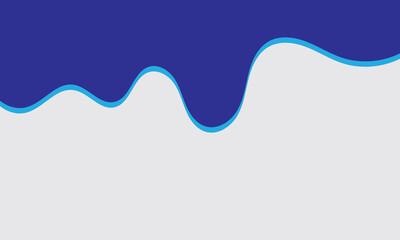 Divider shape template.  Divider Header for App, Banners or Posters. Curve lines, wave  abstract design element for top page web design