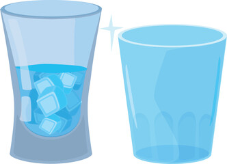 vector illustration of a mocktail