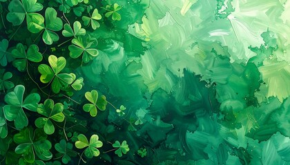 Abstract clover background