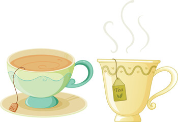 vector illustration of a tea
