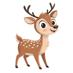 Deer cartoon animal illustration