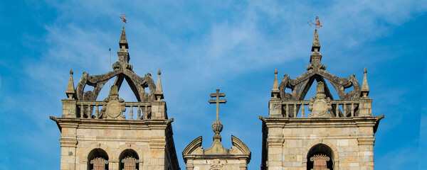 Cathedral tower, braga, portugal