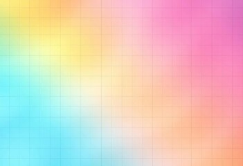 Curved grid lines on translucent paper, gradient background,  translucent,   creative background